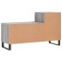 Mueble zapatero madera contrachapada gris Sonoma 102x36x60