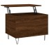 Mesa de centro madera contrachapada roble marrón 60x44,5x45