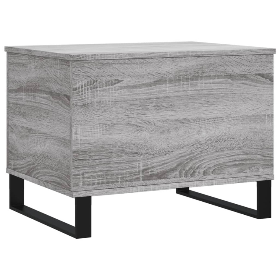 Mesa de centro madera contrachapada gris Sonoma 60x44,5x45