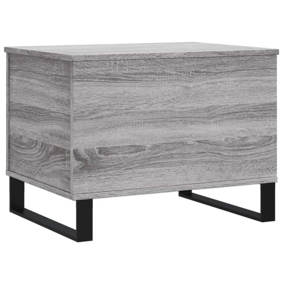 Mesa de centro madera contrachapada gris Sonoma 60x44,5x45