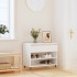 Mueble zapatero madera contrachapada blanco 70x36x60