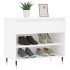 Mueble zapatero madera contrachapada blanco 70x36x60