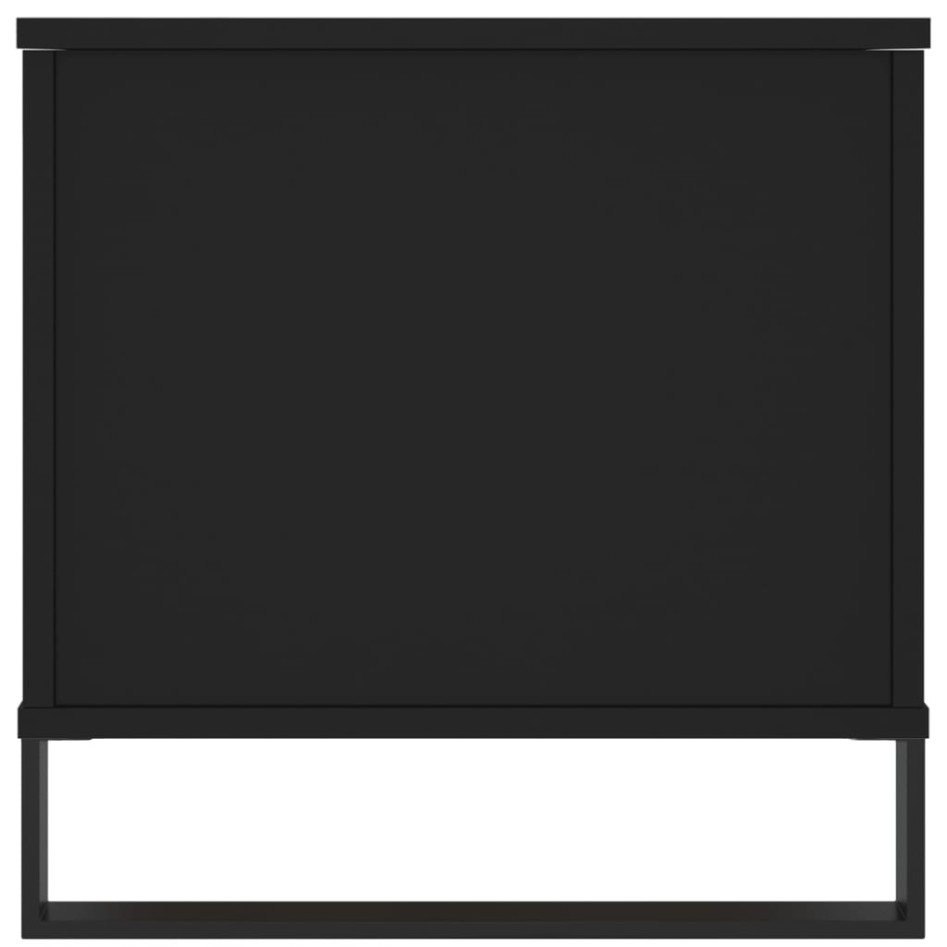Mesa de centro madera contrachapada negro 90x44,5x45