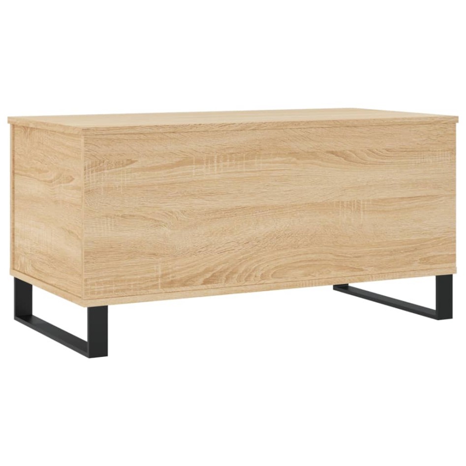 Mesa de centro madera contrachapada roble Sonoma 90x44,5x45