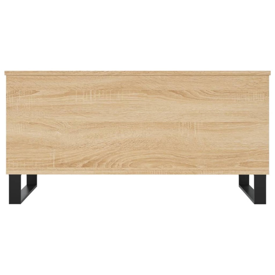 Mesa de centro madera contrachapada roble Sonoma 90x44,5x45