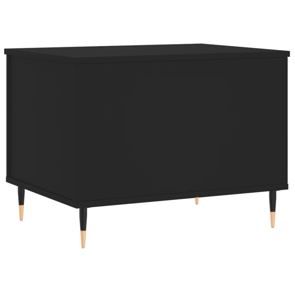 Mesa de centro madera contrachapada negro 60x44,5x45