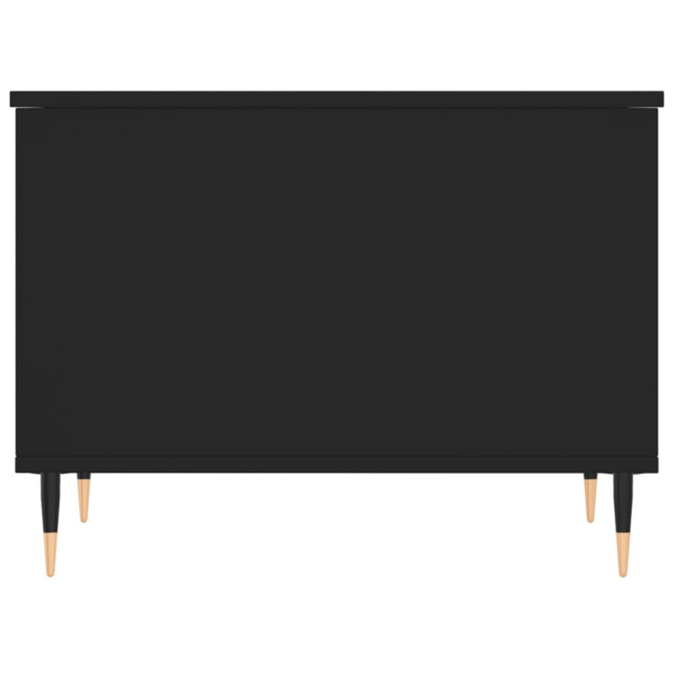 Mesa de centro madera contrachapada negro 60x44,5x45