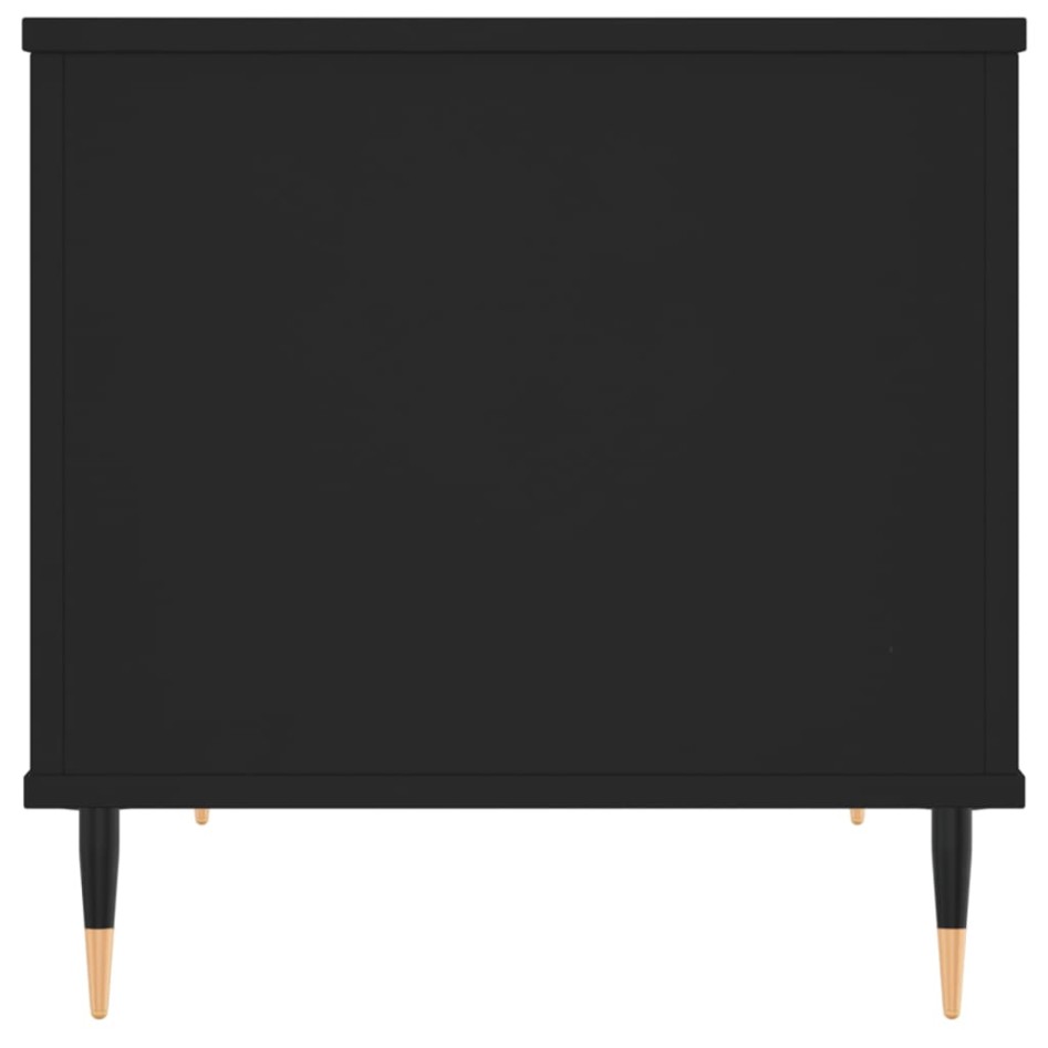 Mesa de centro madera contrachapada negro 60x44,5x45