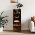 Aparador alto madera contrachapada roble ahumado 40x36x110