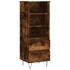 Aparador alto madera contrachapada roble ahumado 40x36x110