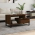 Mesa de centro madera contrachapada roble marrón 90x49x45