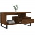 Mesa de centro madera contrachapada roble marrón 90x49x45
