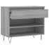 Mueble zapatero madera contrachapada gris Sonoma 70x36x60