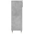 Mueble zapatero madera contrachapada gris hormigón 40x36x105