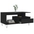 Mesa de centro madera contrachapada negro 90x49x45