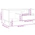 Mesa de centro madera contrachapada negro 90x49x45