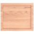 Encimera baño madera maciza tratada marrón claro 60x50x(2-6)