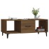 Mesa de centro madera contrachapada marrón roble 102x50x40
