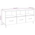 Mueble de TV madera contrachapada blanco 102x35x50