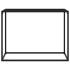 Mesa consola vidrio templado negro 100x35x75