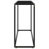 Mesa consola vidrio templado negro 100x35x75