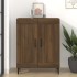 Aparador de madera de ingeniería marrón roble 69,5x34x90