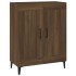 Aparador de madera de ingeniería marrón roble 69,5x34x90