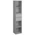 Estantería de madera de ingeniería gris Sonoma 36x30x171