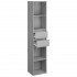 Estantería de madera de ingeniería gris Sonoma 36x30x171