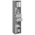 Estantería de madera de ingeniería gris Sonoma 36x30x171