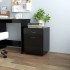 Armario con ruedas madera de ingeniería negro 45x38x54