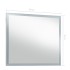 Espejo de pared de baño con LED 60x50