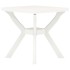 Mesa bistro blanca plástico 70x70x72