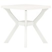 Mesa bistro blanca plástico 70x70x72 cm