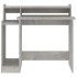 Escritorio LED madera contrachapada gris hormigón 97x45x90