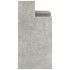 Escritorio LED madera contrachapada gris hormigón 97x45x90