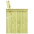 Silla de jardín de madera de pino