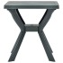 Mesa bistro de plástico verde 70x70x72