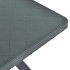 Mesa bistro de plástico verde 70x70x72