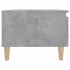Mesas auxiliares 2 uds contrachapada gris hormigón 50x46x35