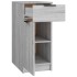 Armario de escritorio contrachapada gris Sonoma 33,5x50x75