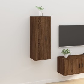 Mueble para TV de pared roble marrón 40x34,5x100