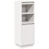 Aparador alto de madera maciza de pino banco 37x34x110
