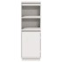 Aparador alto de madera maciza de pino banco 37x34x110