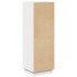 Aparador alto de madera maciza de pino banco 37x34x110