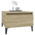 Mesas auxiliares 2 uds madera roble Sonoma 50x46x35