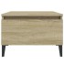 Mesas auxiliares 2 uds madera roble Sonoma 50x46x35