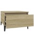 Mesas auxiliares 2 uds madera roble Sonoma 50x46x35