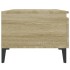 Mesas auxiliares 2 uds madera roble Sonoma 50x46x35