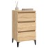 Mesita de noche madera contrachapada roble sonoma 40x35x70